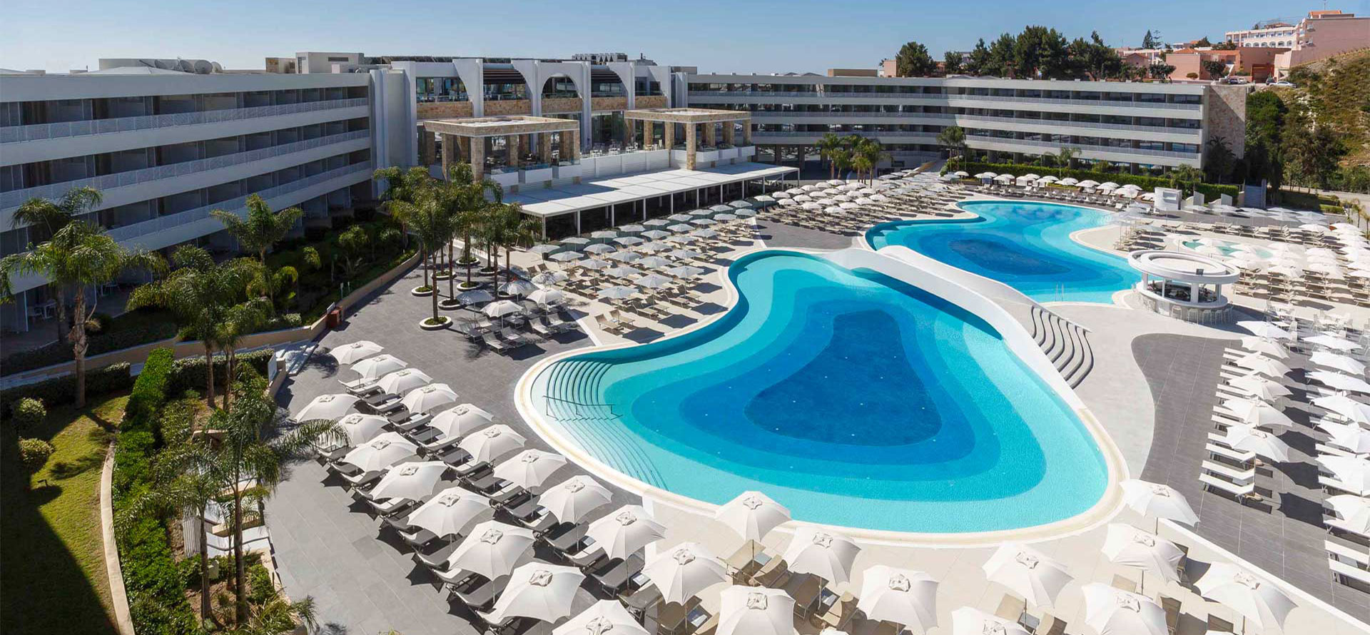 Greece all inclusive resorts swimming pool.