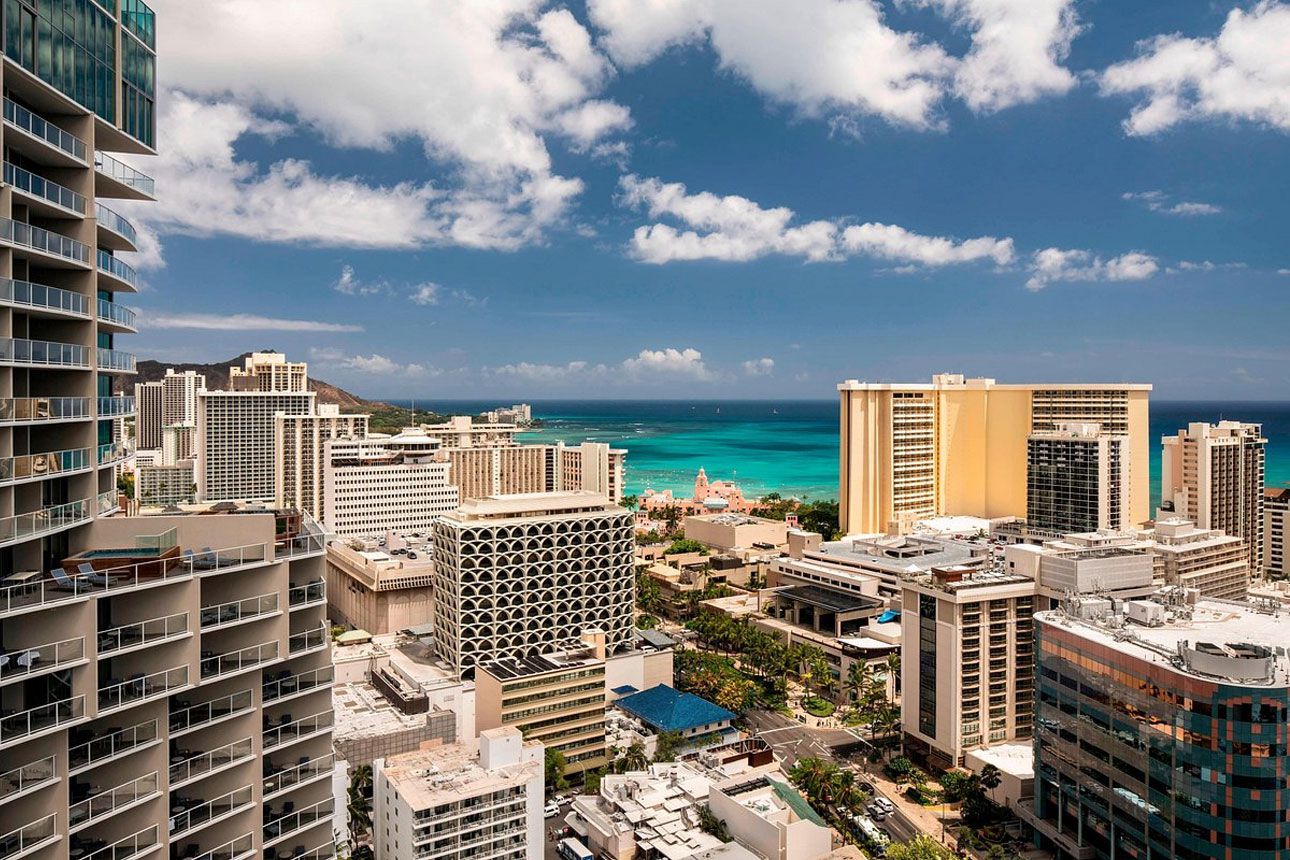 The Ritz-Carlton Residences, Waikiki Beach Hotel ocean view.