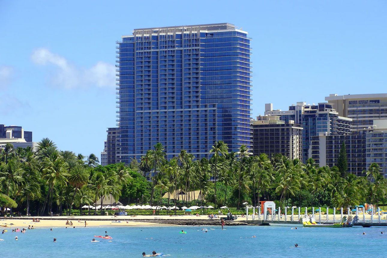 Trump International Hotel Waikiki ovean view.