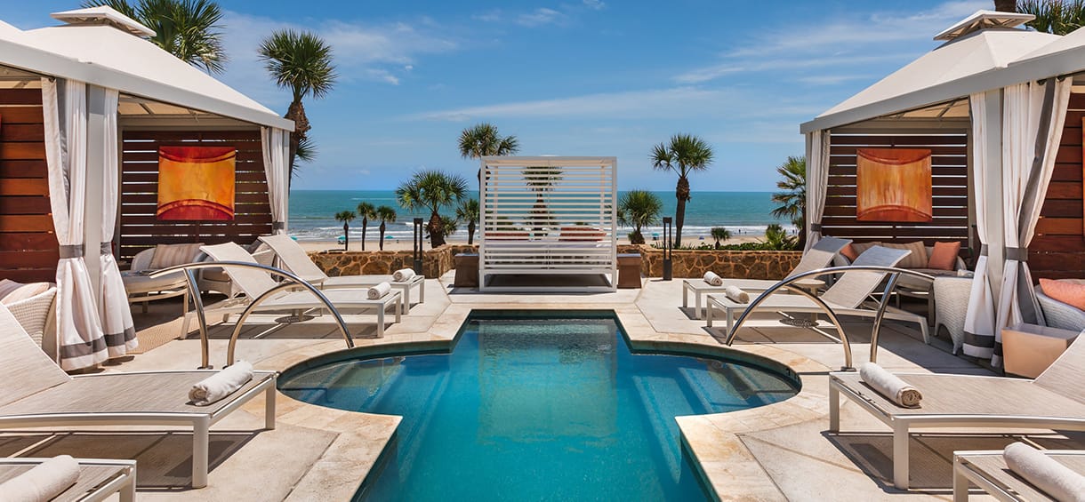 Best Hotels In Galveston pool.