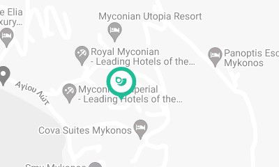 Myconian Villa Collection - Preferred Hotels and Resorts on the map.