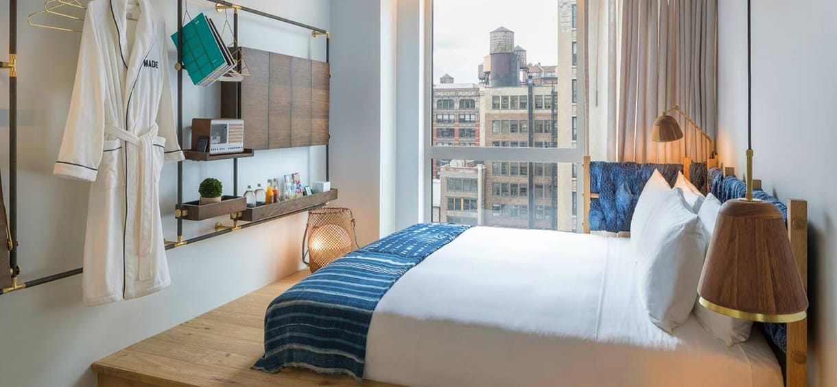 Boutique Hotels in NYC view.