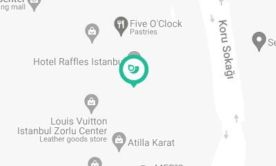 Raffles Istanbul Hotel on the map.