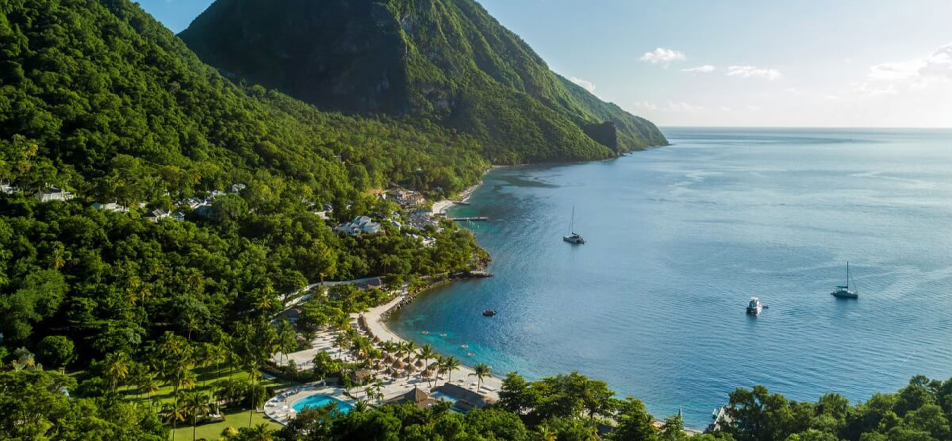 Mountain with all inclusive vacations in saint lucia.
