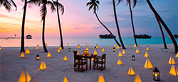 Maldives honeymoon resort for couples.