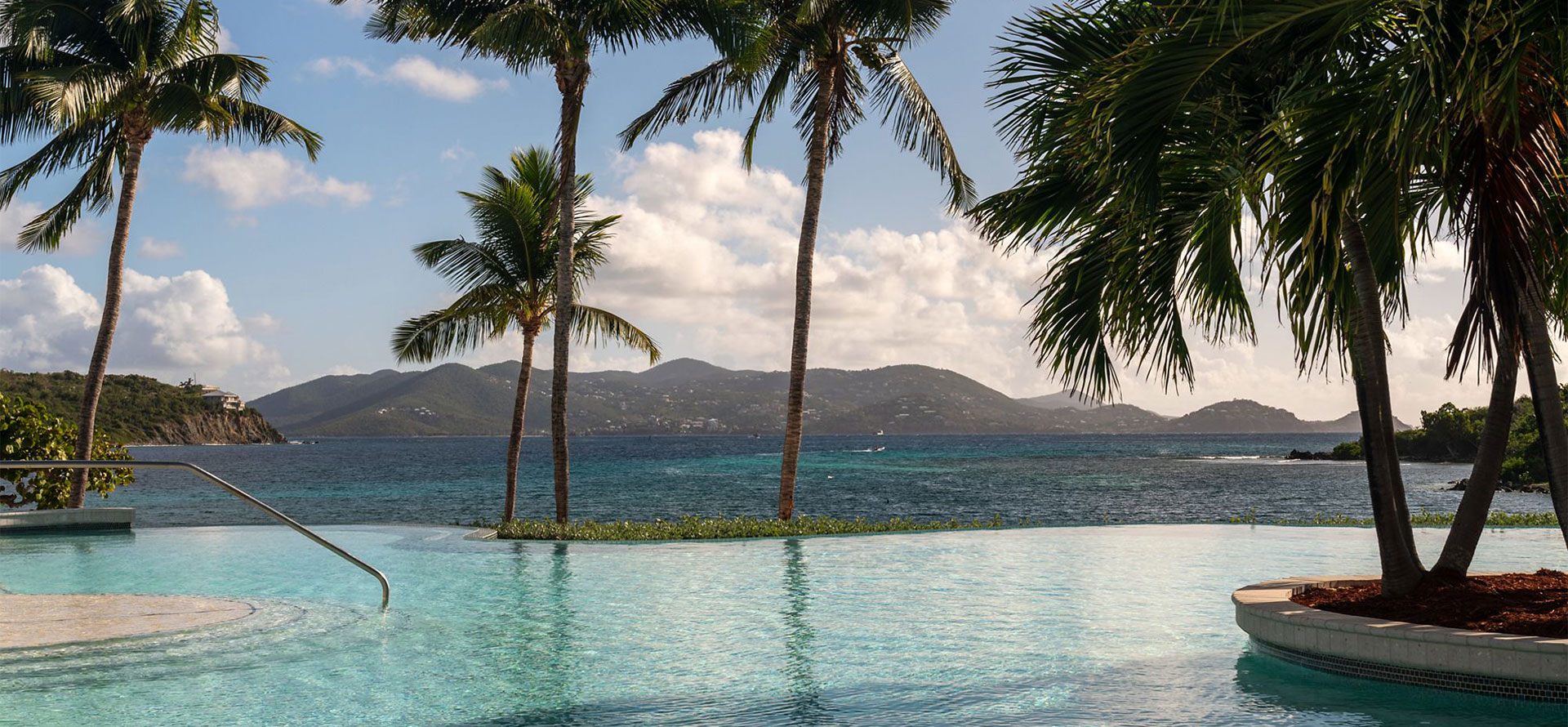 St. Thomas honeymoon swimming pool.