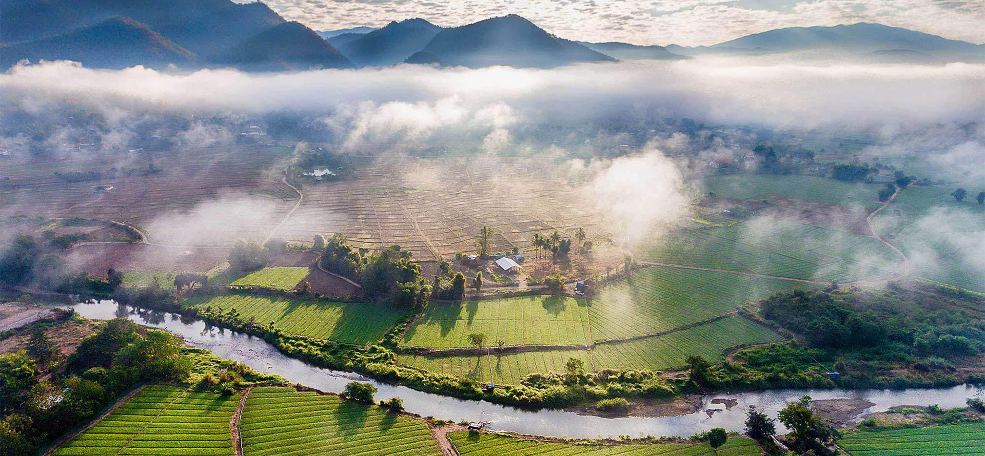 Landscape photo honeymoon in Thailand.