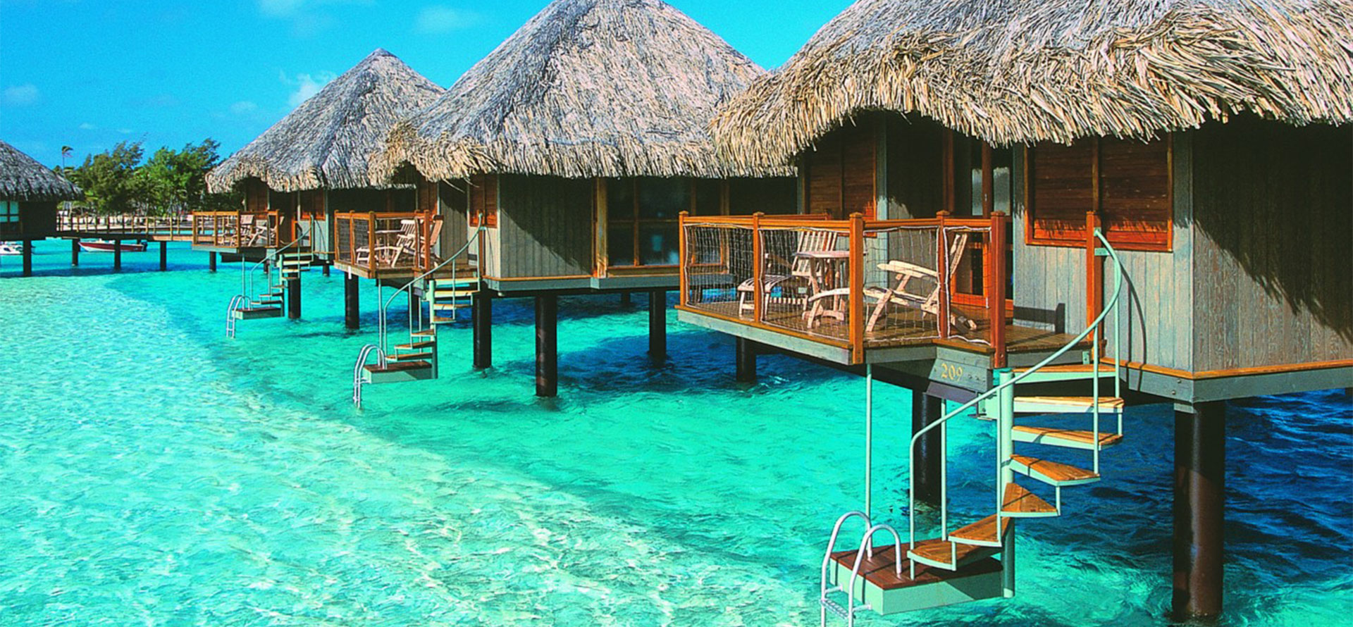Belize overwater bungalow.