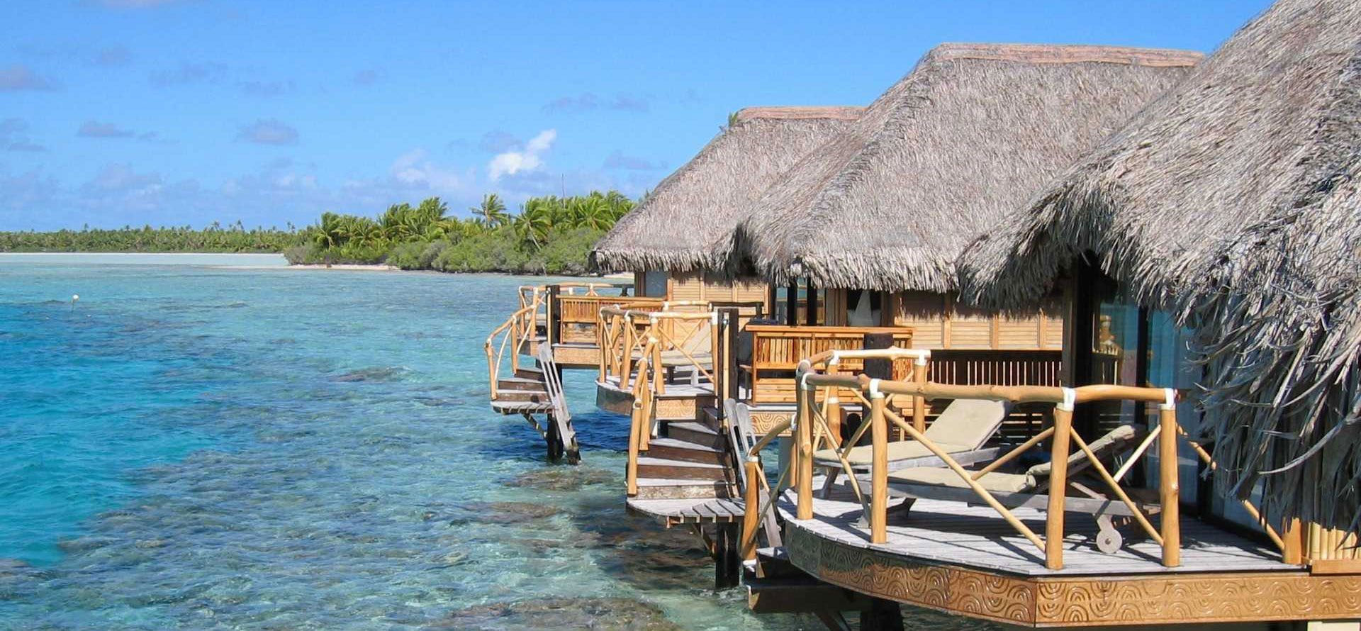 Belize overwater bungalows.
