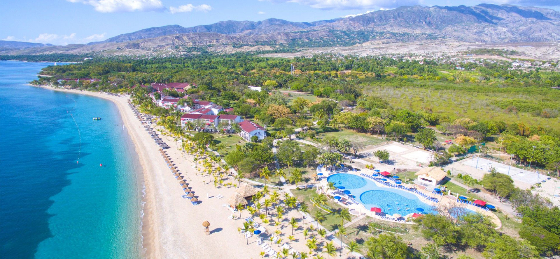 Haiti all inclusive resorts top view.