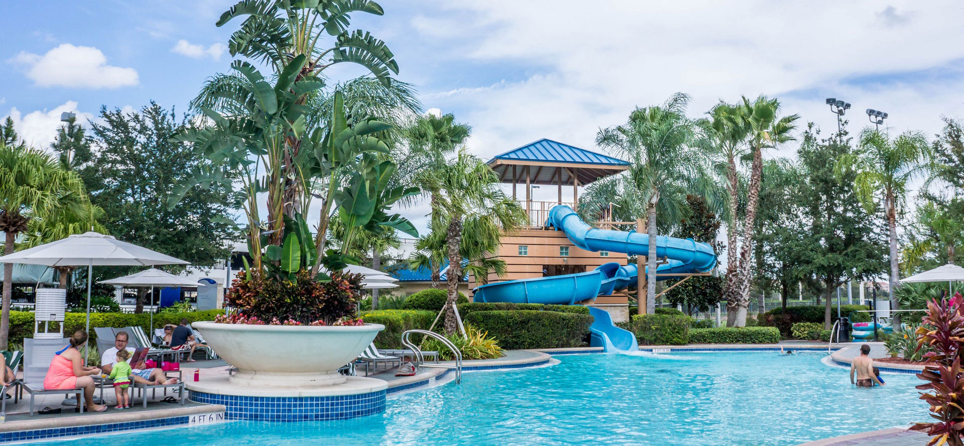 Jamaica vs cancun swimming pool in resort.