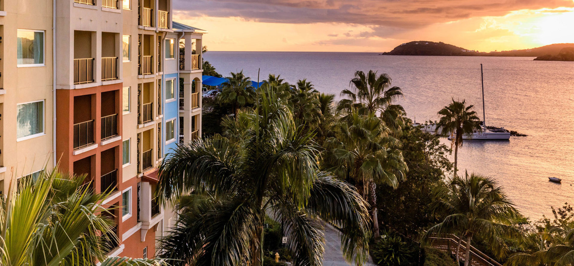 St thomas luxury resorts sunset.