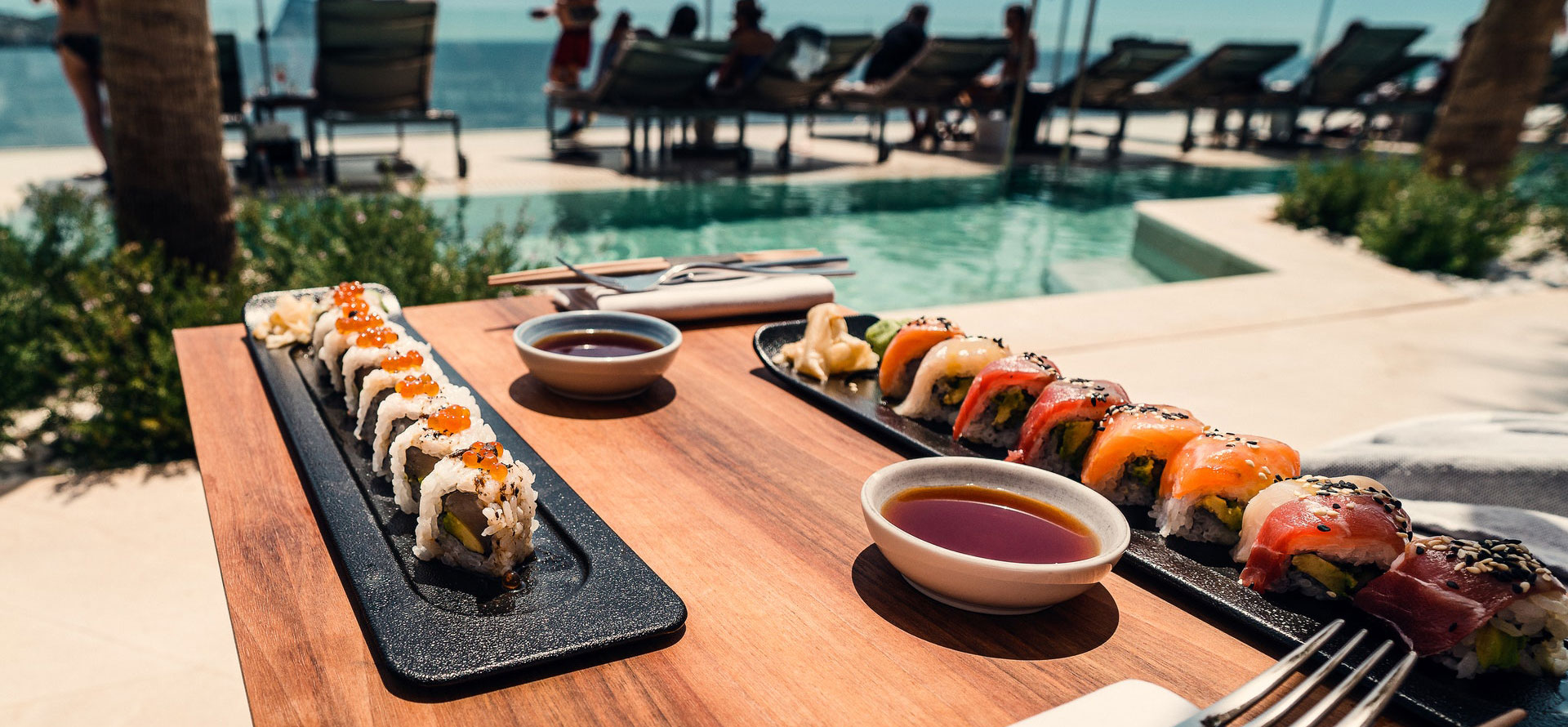 Eat sushi in Ibiza.