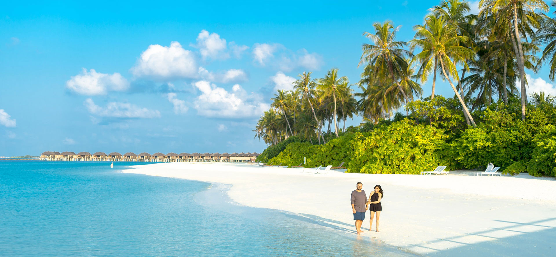 Couple in beautiful place in Antigua.