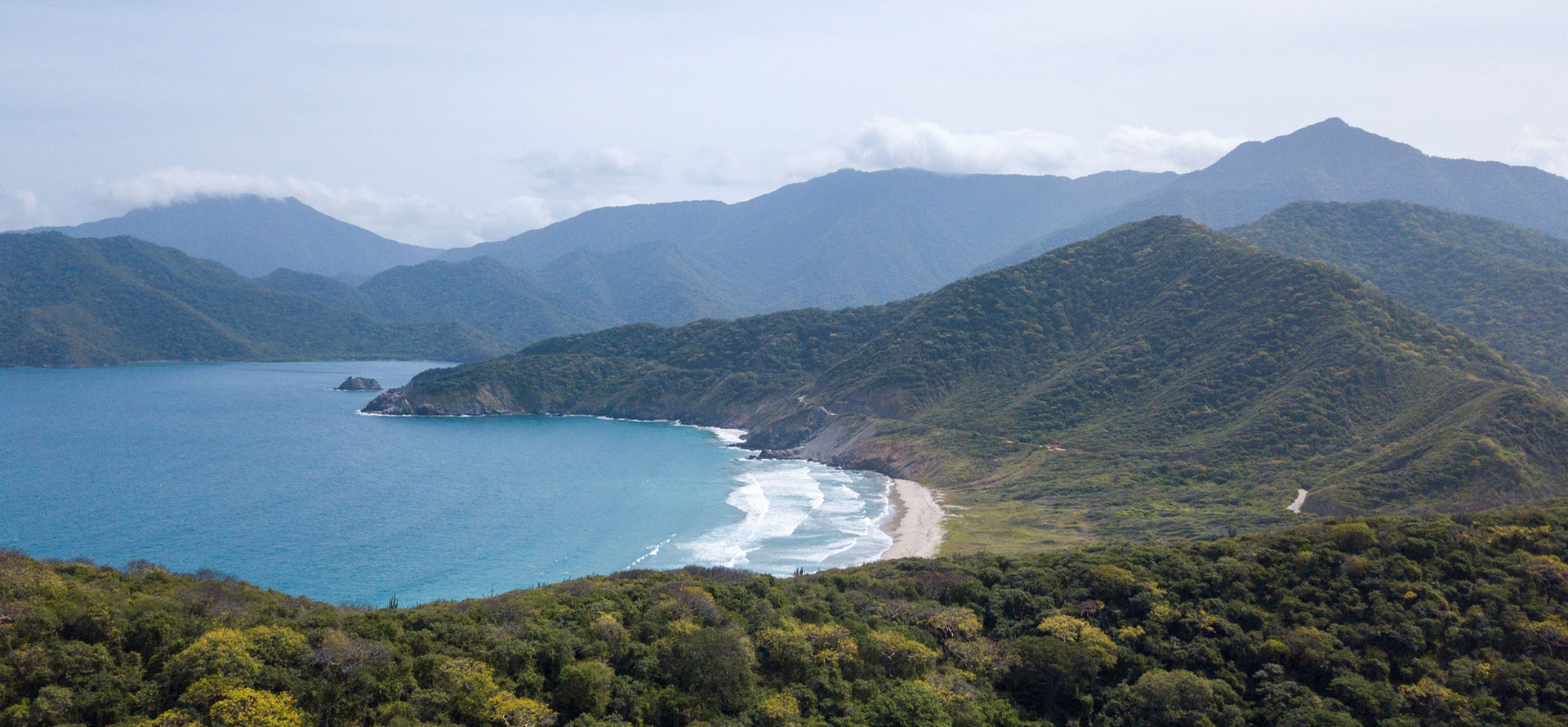 Ocean in Colombia.