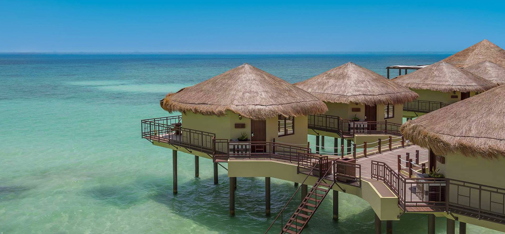 Overwater bungalow.