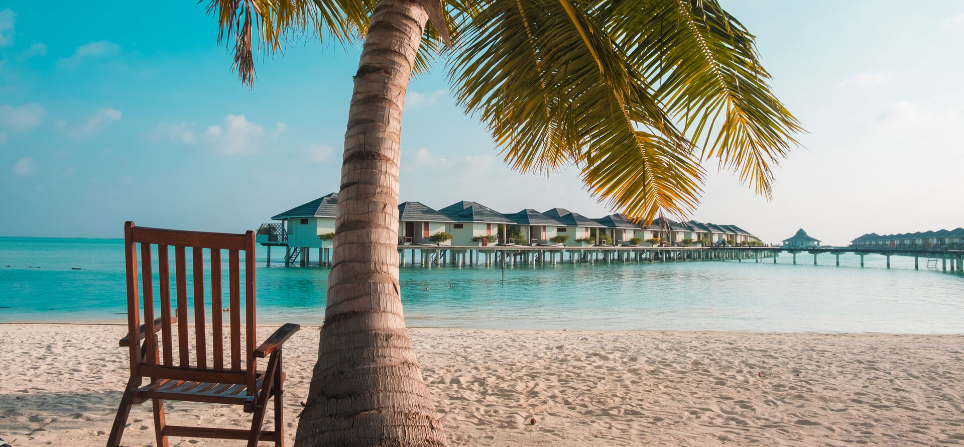 Bungalows in Seychelles.