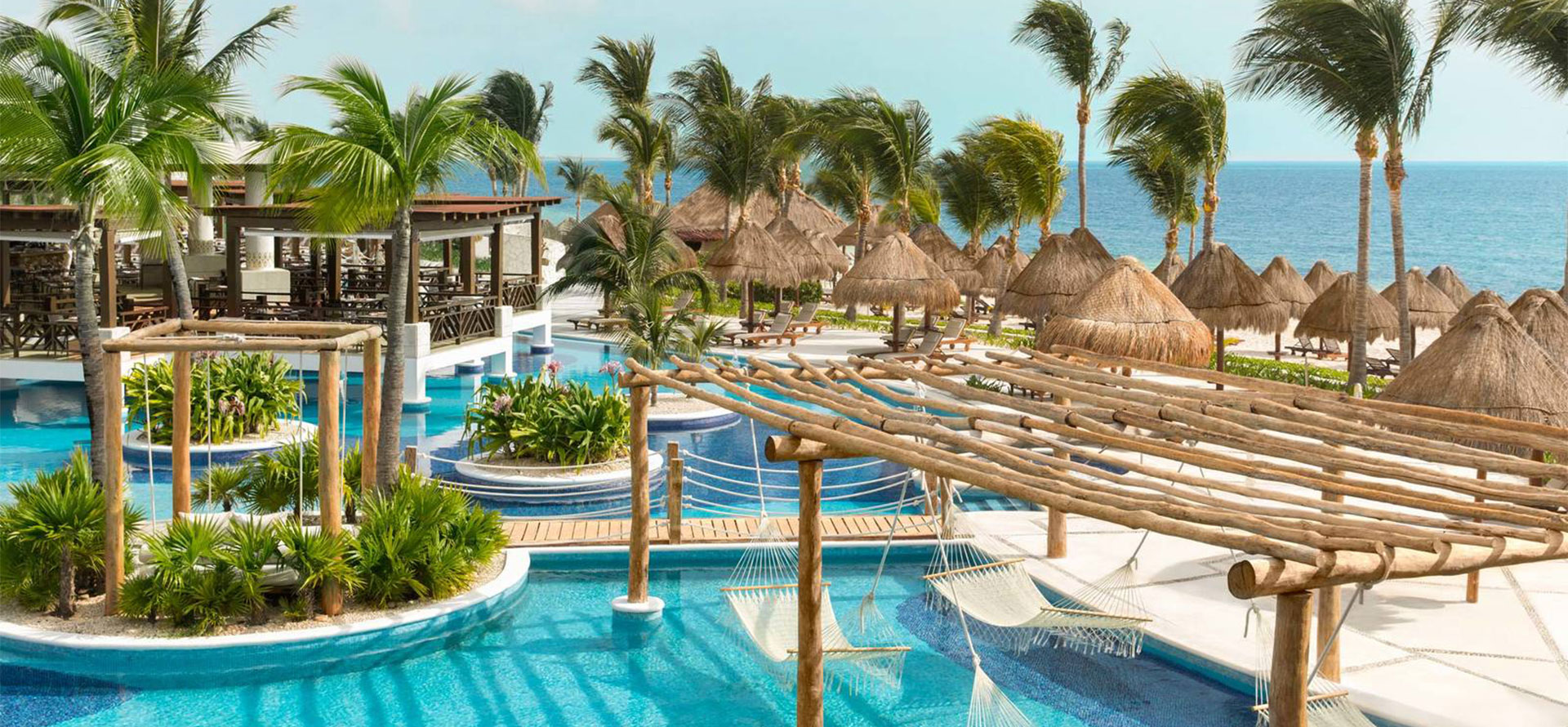 Lounge zone at the Mexico all-inclusive adults only resort.