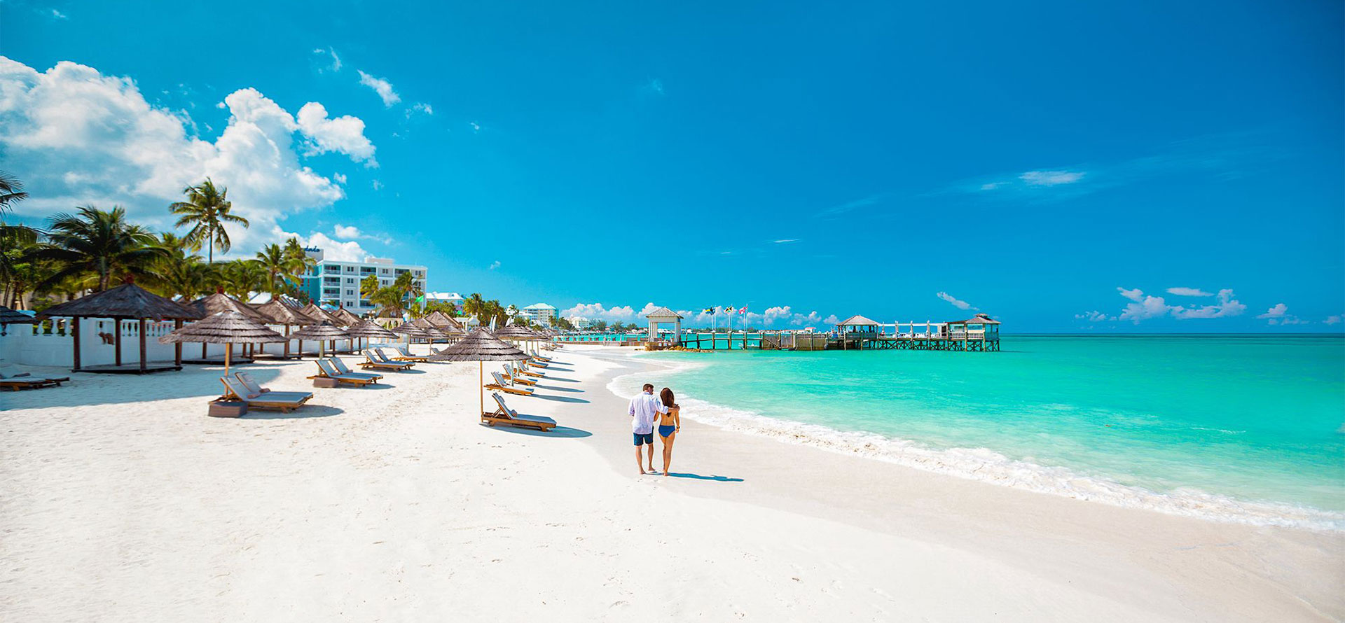 Beach on Bahamas and Maldives.
