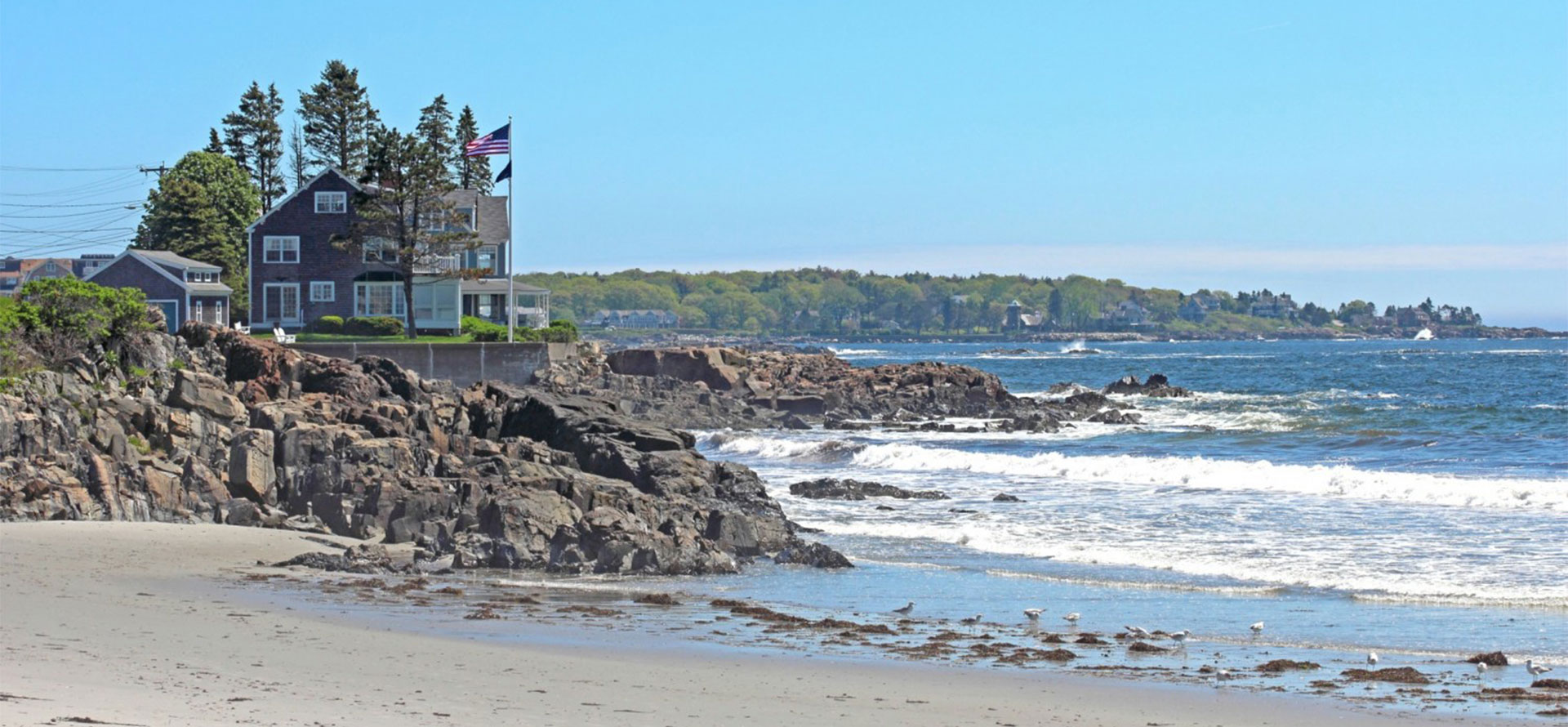 Bay in Maine.