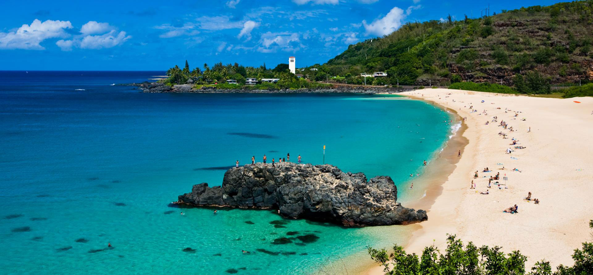 Landscape photo of Oahu Beach.