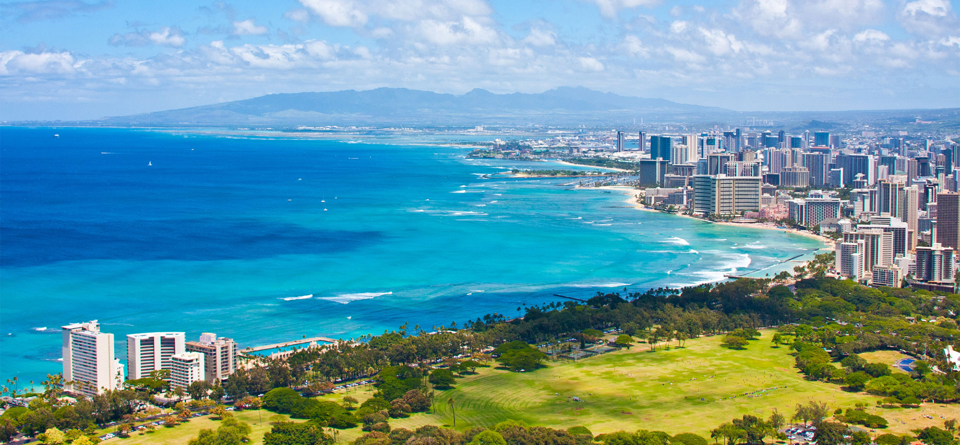 Landscape in Oahu.