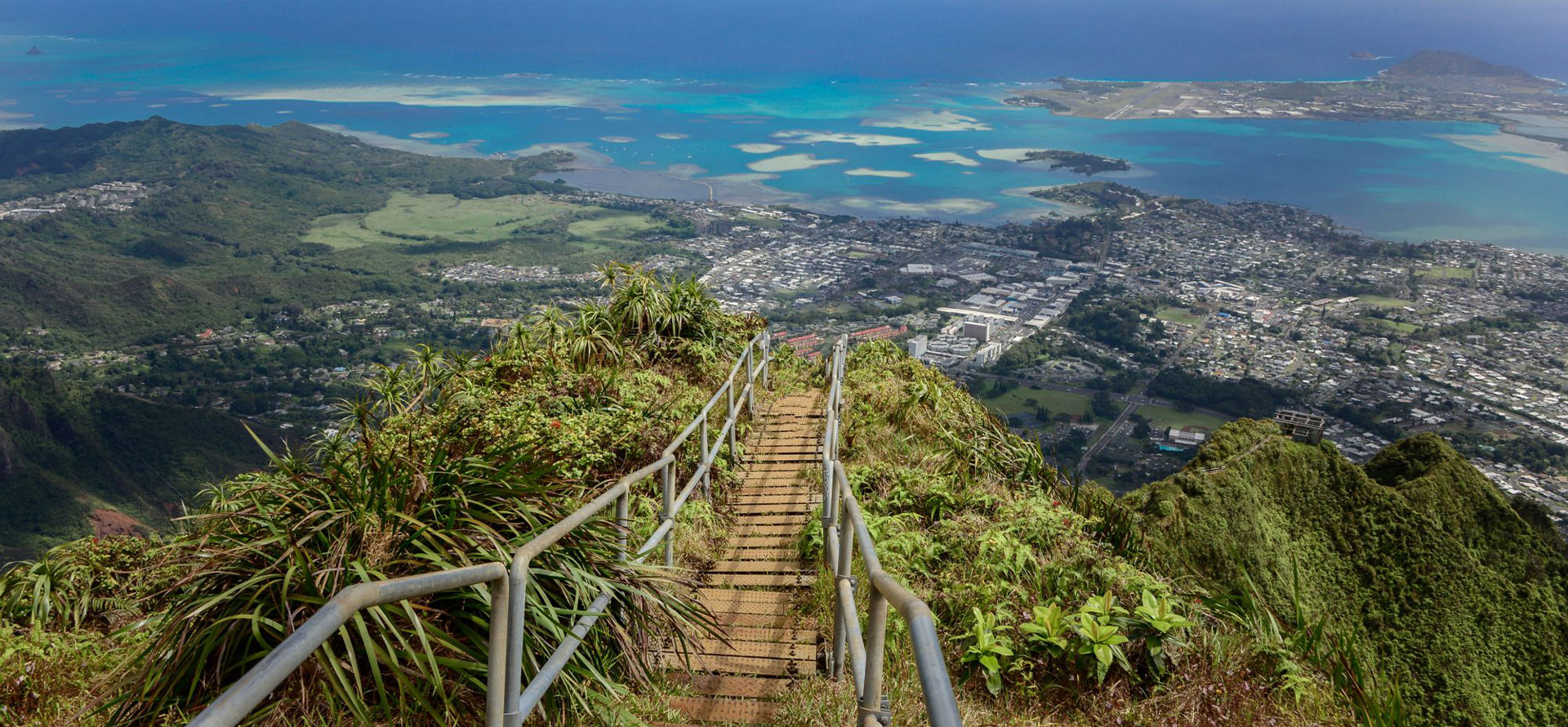 Top view of Oahu.