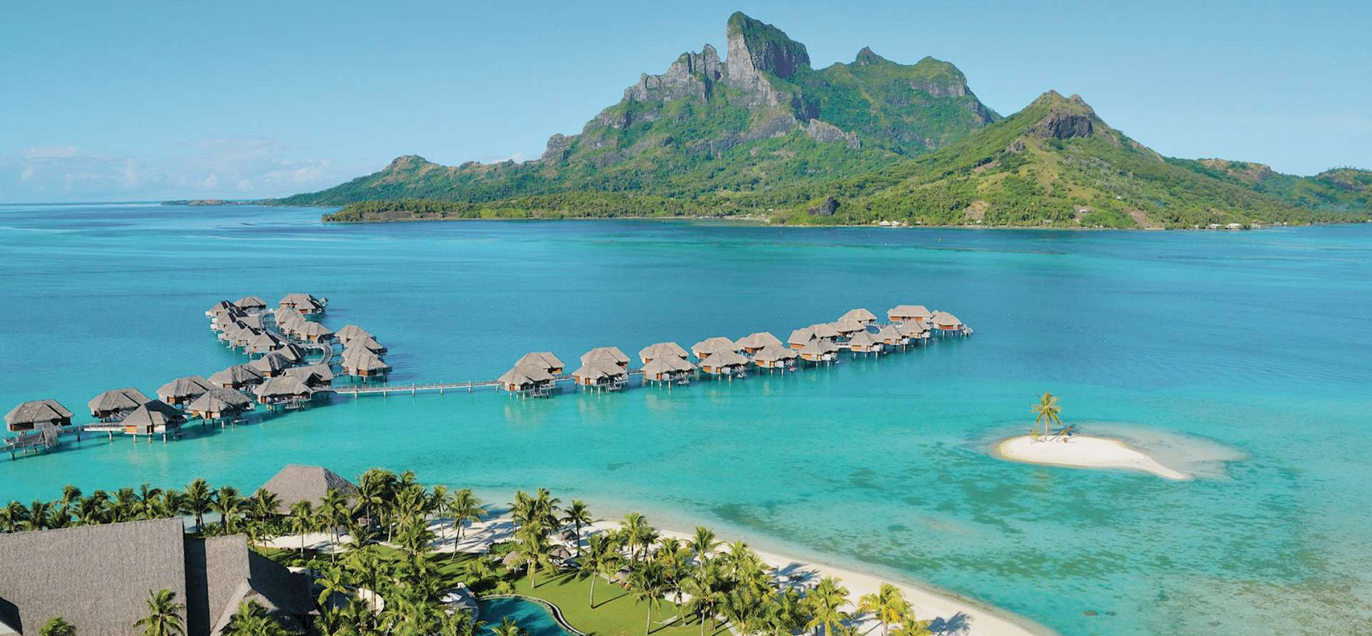 Top view of Bora Bora All-Inclusive Family Resort.