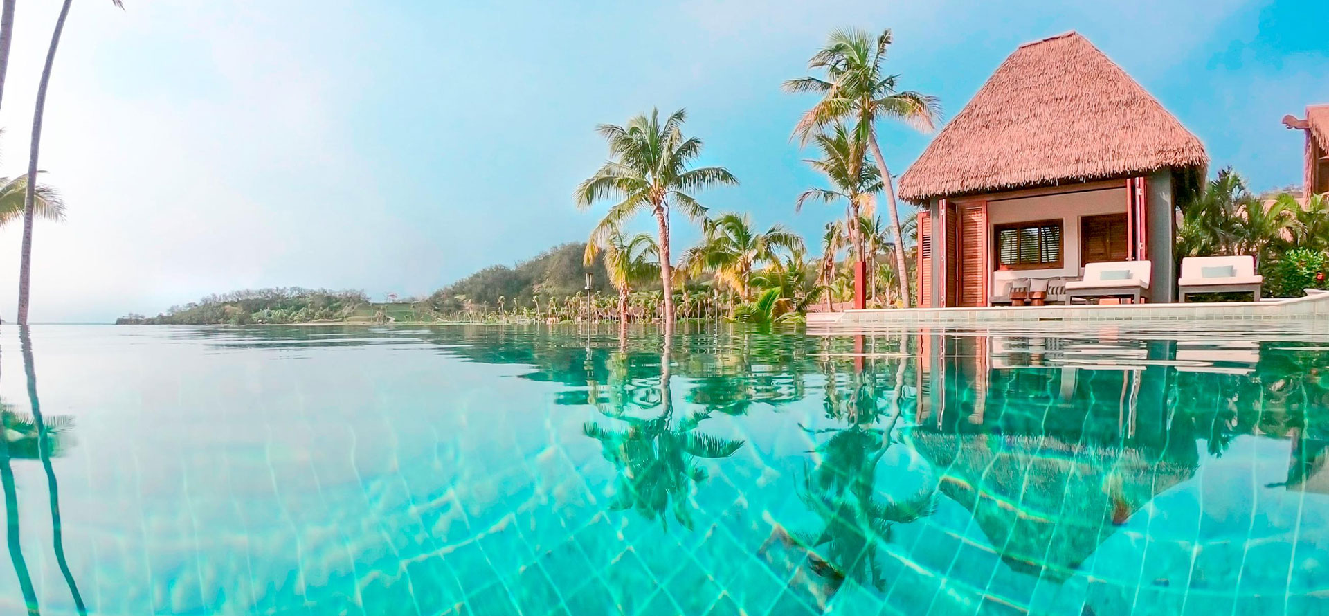 Swimming pool in Fiji All Inclusive Resorts Adults Only.