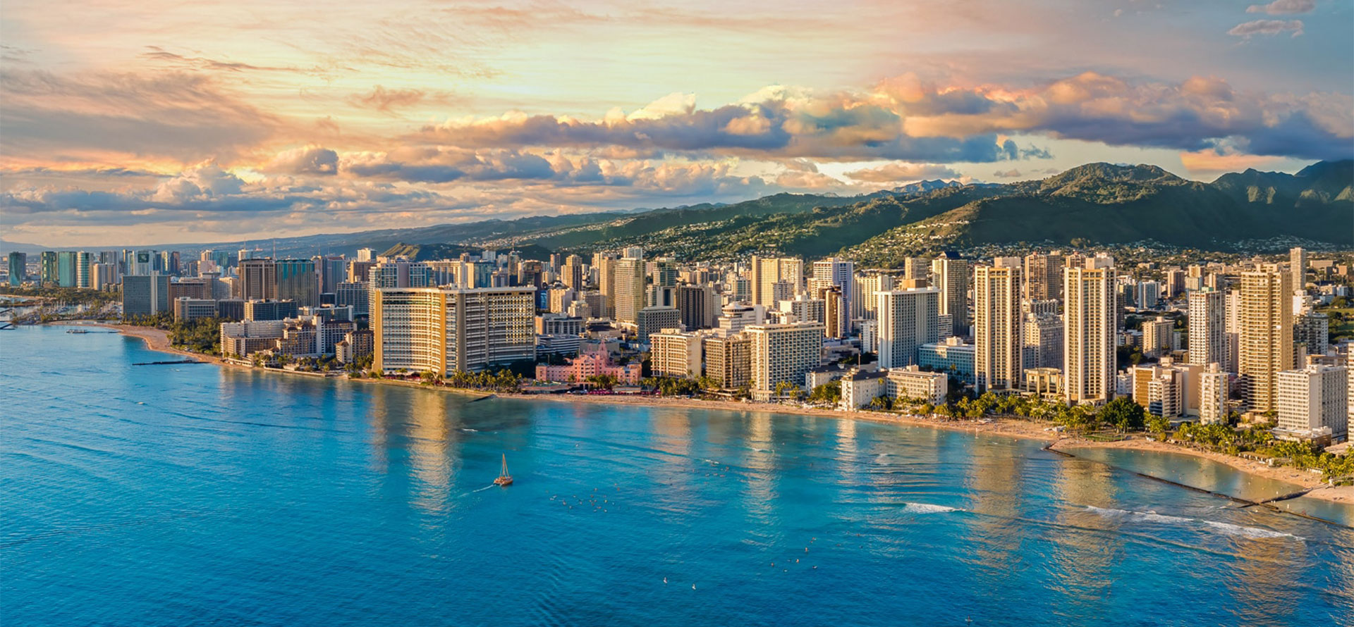 Landscape in Honolulu.