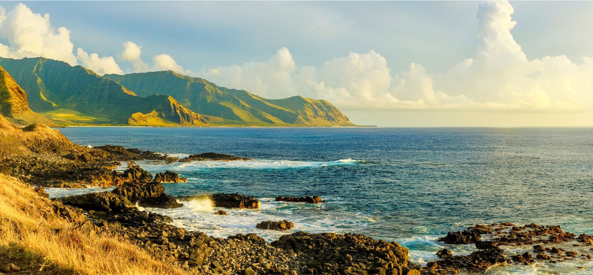 Ocean view of Oahu.