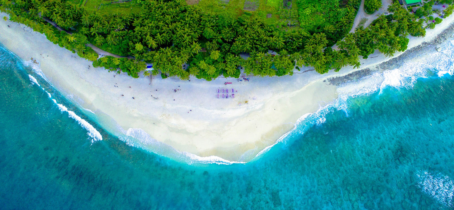 Beach in Mauritius.