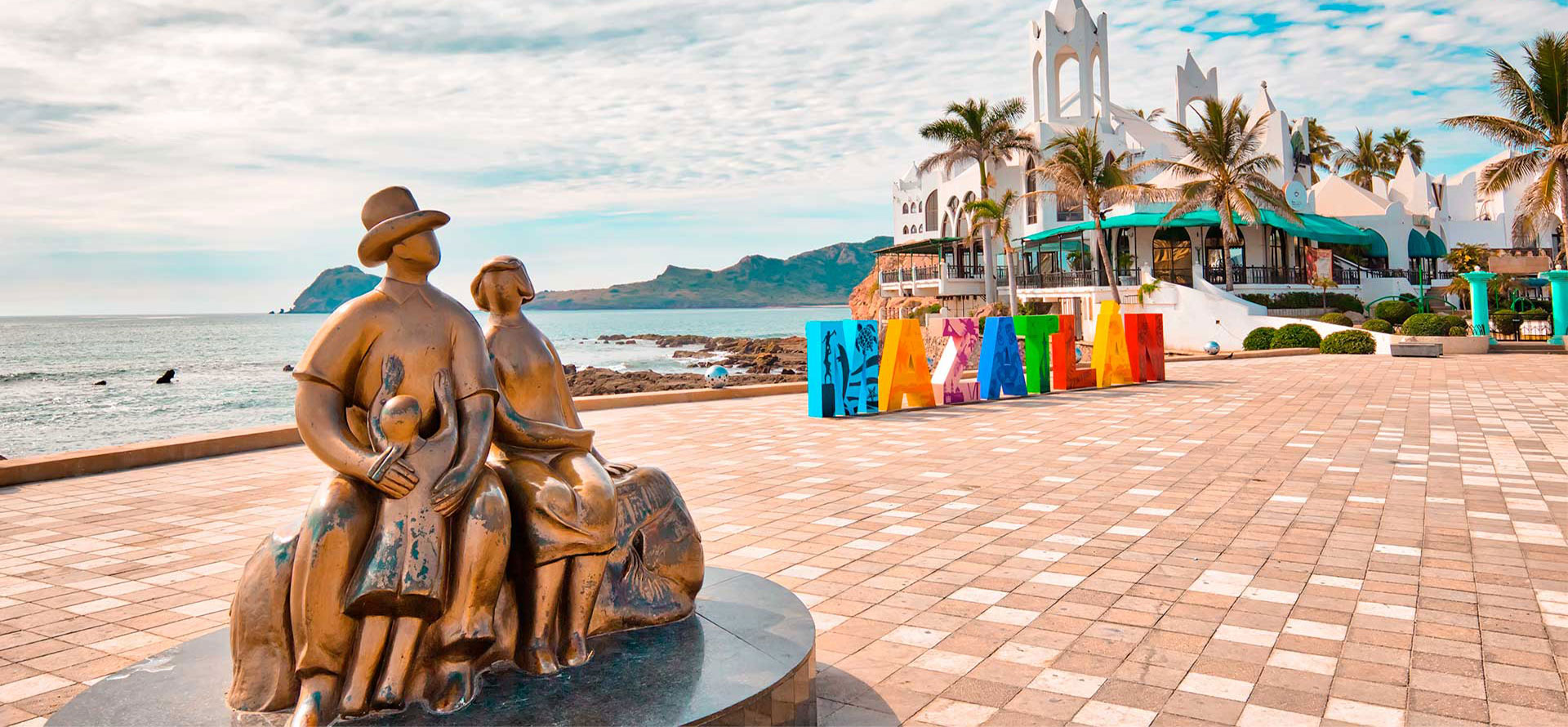 Seafront in Mazatlan.