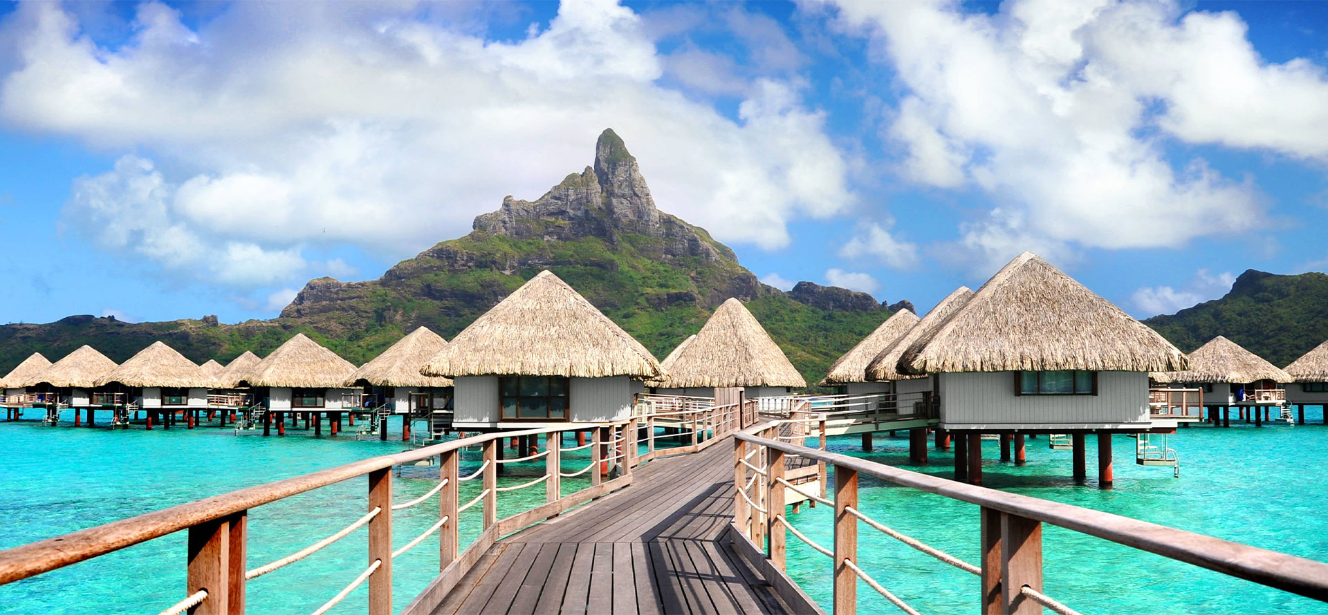 Bungalow in Bora Bora.