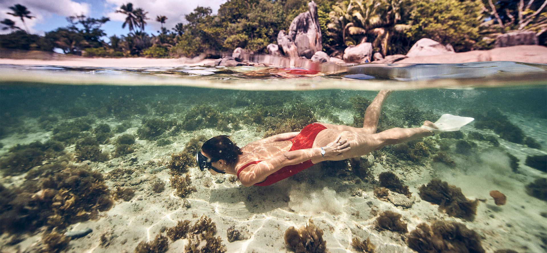 Diving at Bora Bora.