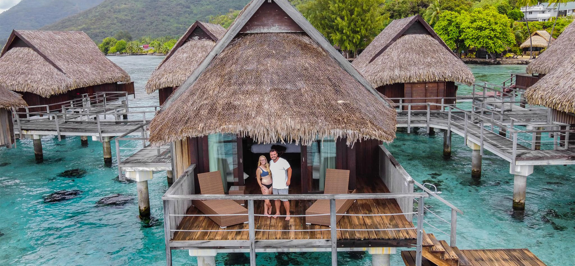 Bungalow in Tahiti.