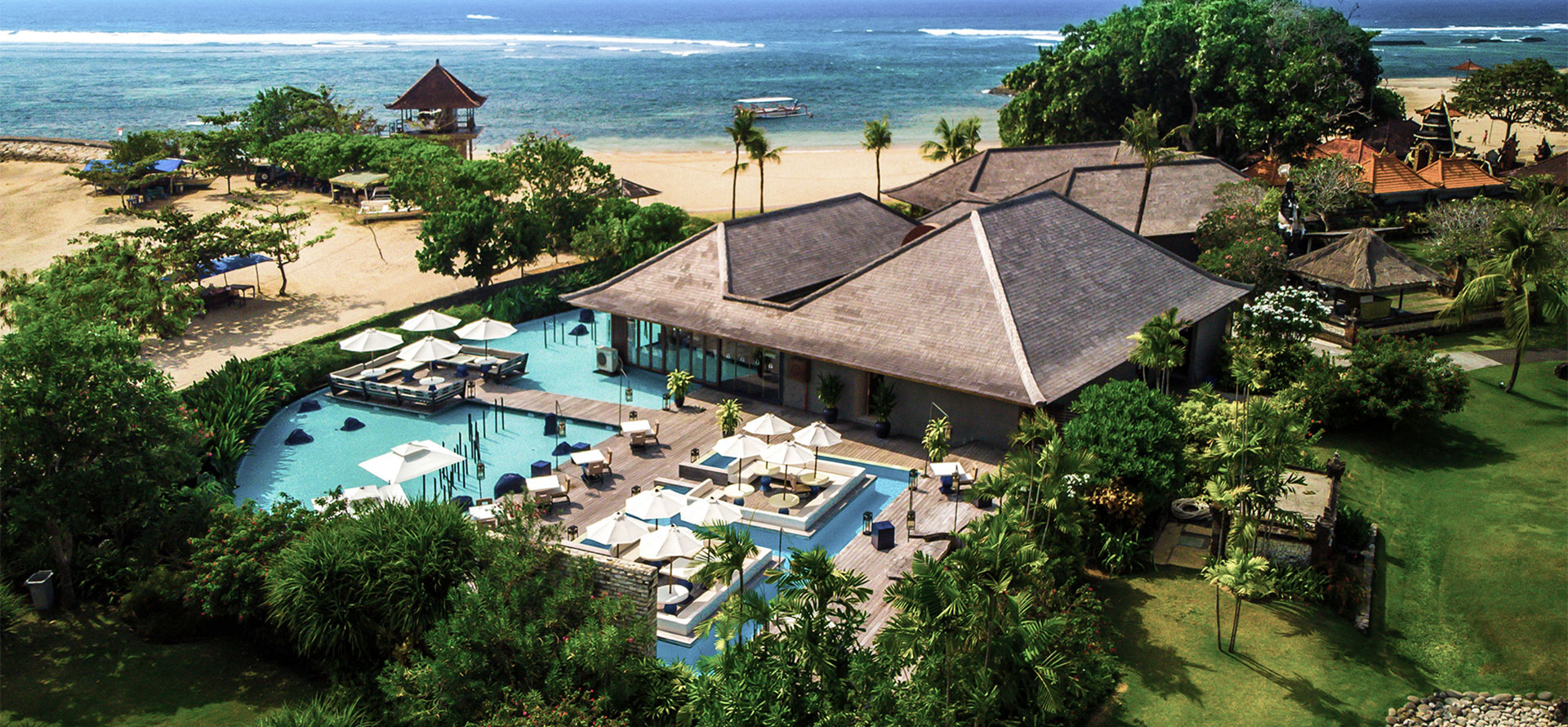 Top View of Bali All-Inclusive Resorts Adults Only.
