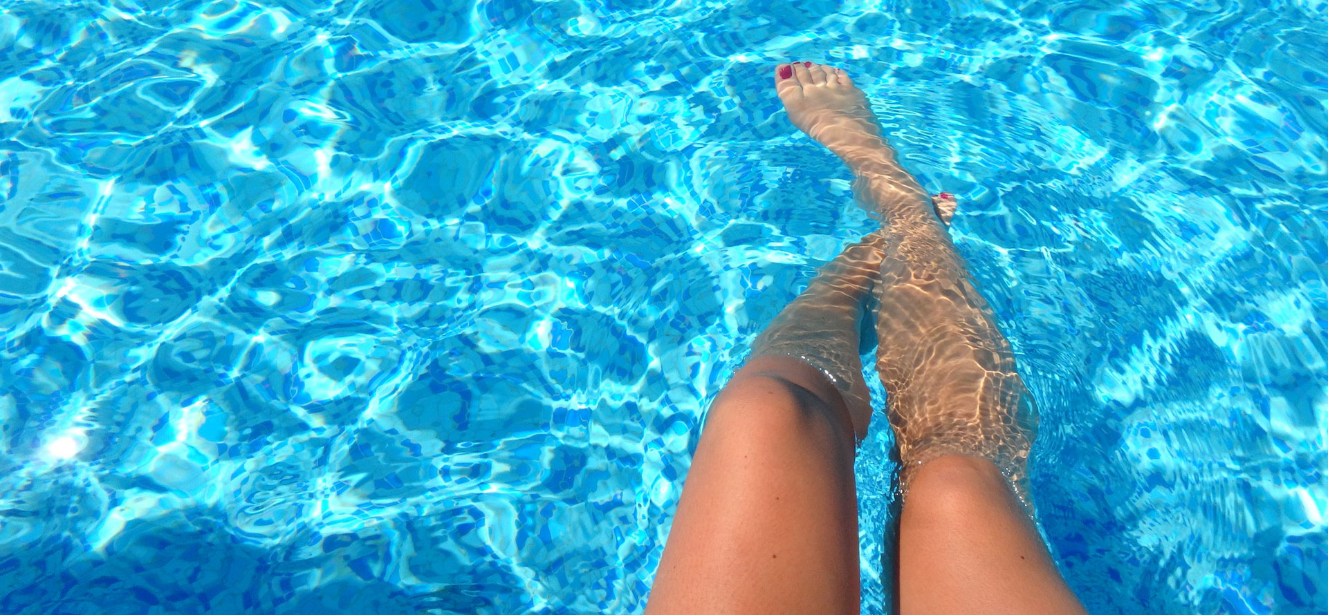 Swimming pool at resort in New York.