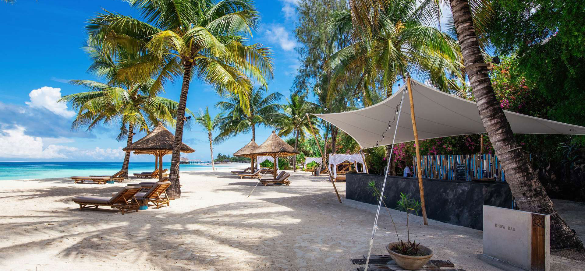 Lounge zone in Seychelles.