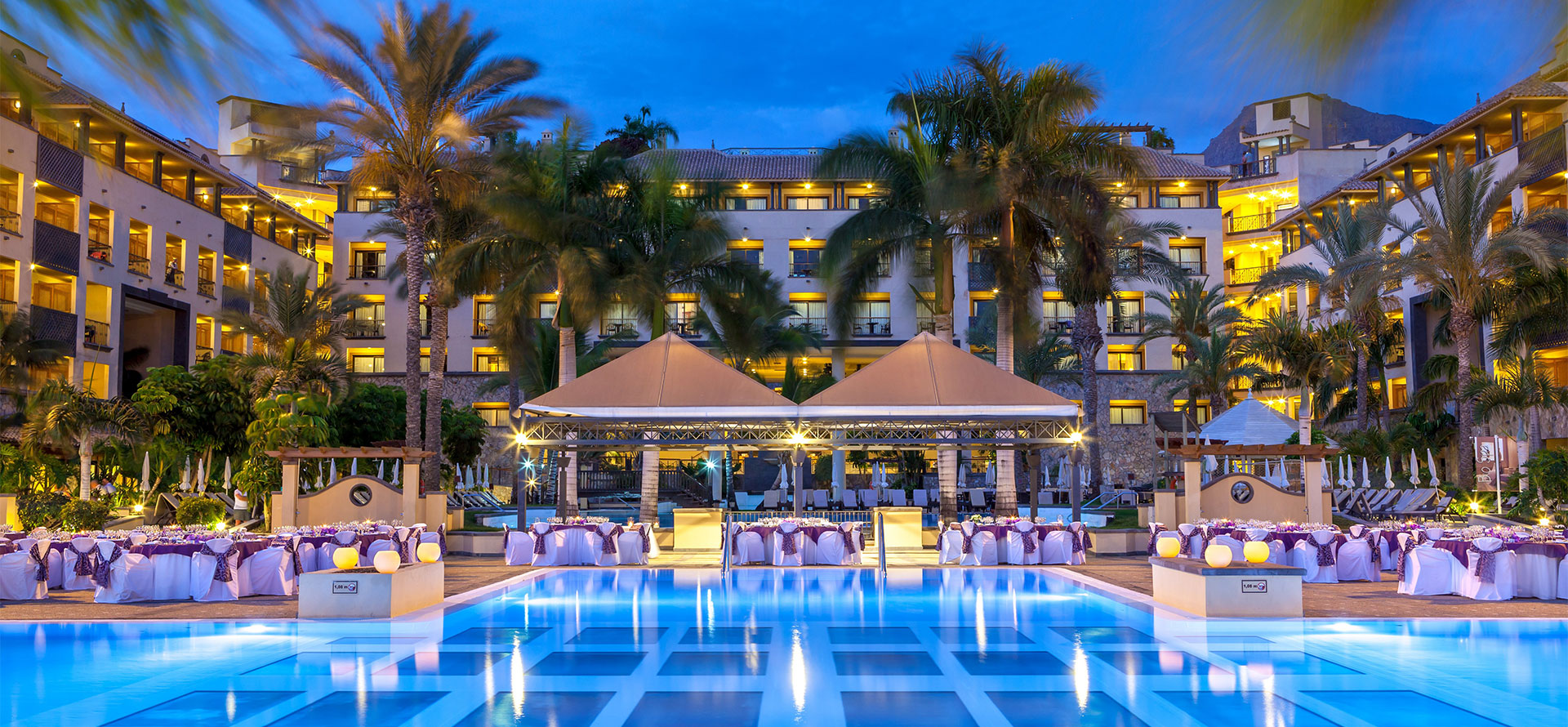 Swimming pool in Spain All-Inclusive Resort.