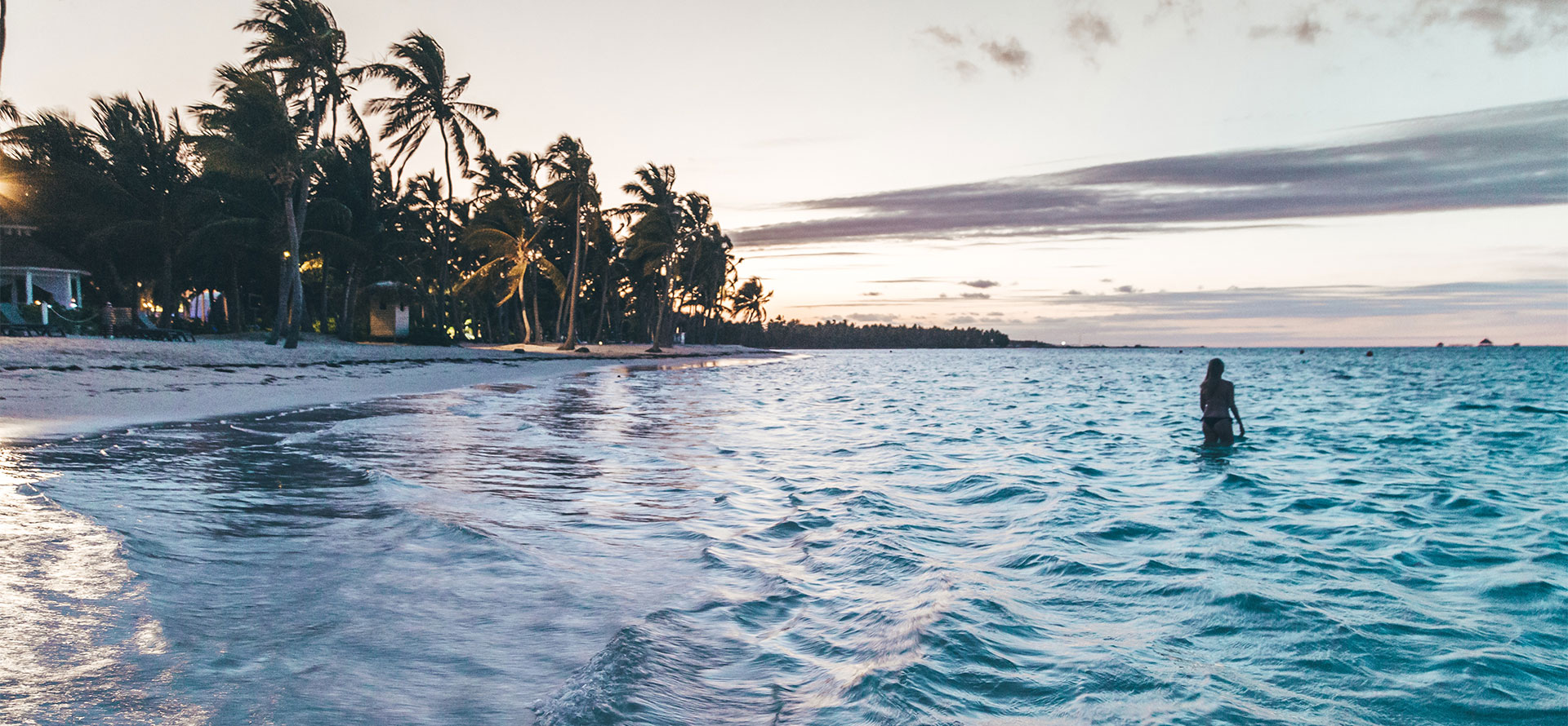 Sunset in Dominican Republic.