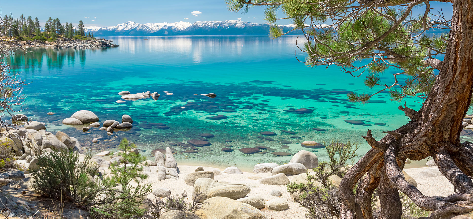 Mountains in Lake Tahoe.