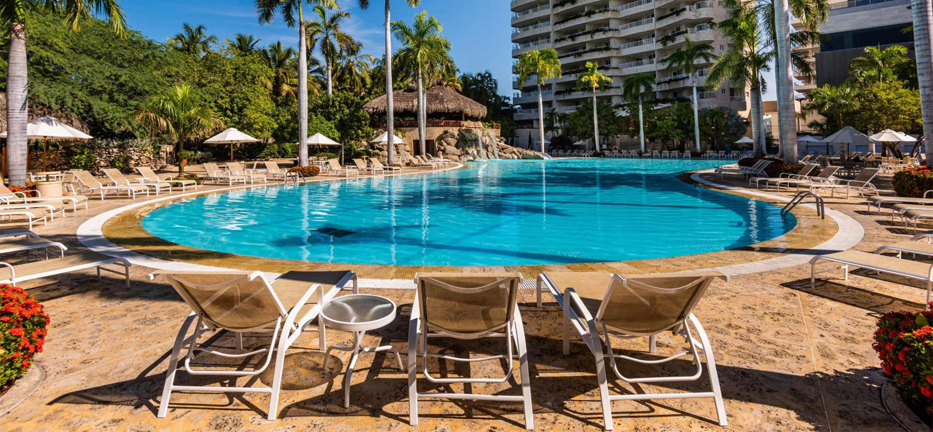 Swimming pool in Colombia All-Inclusive Resort.