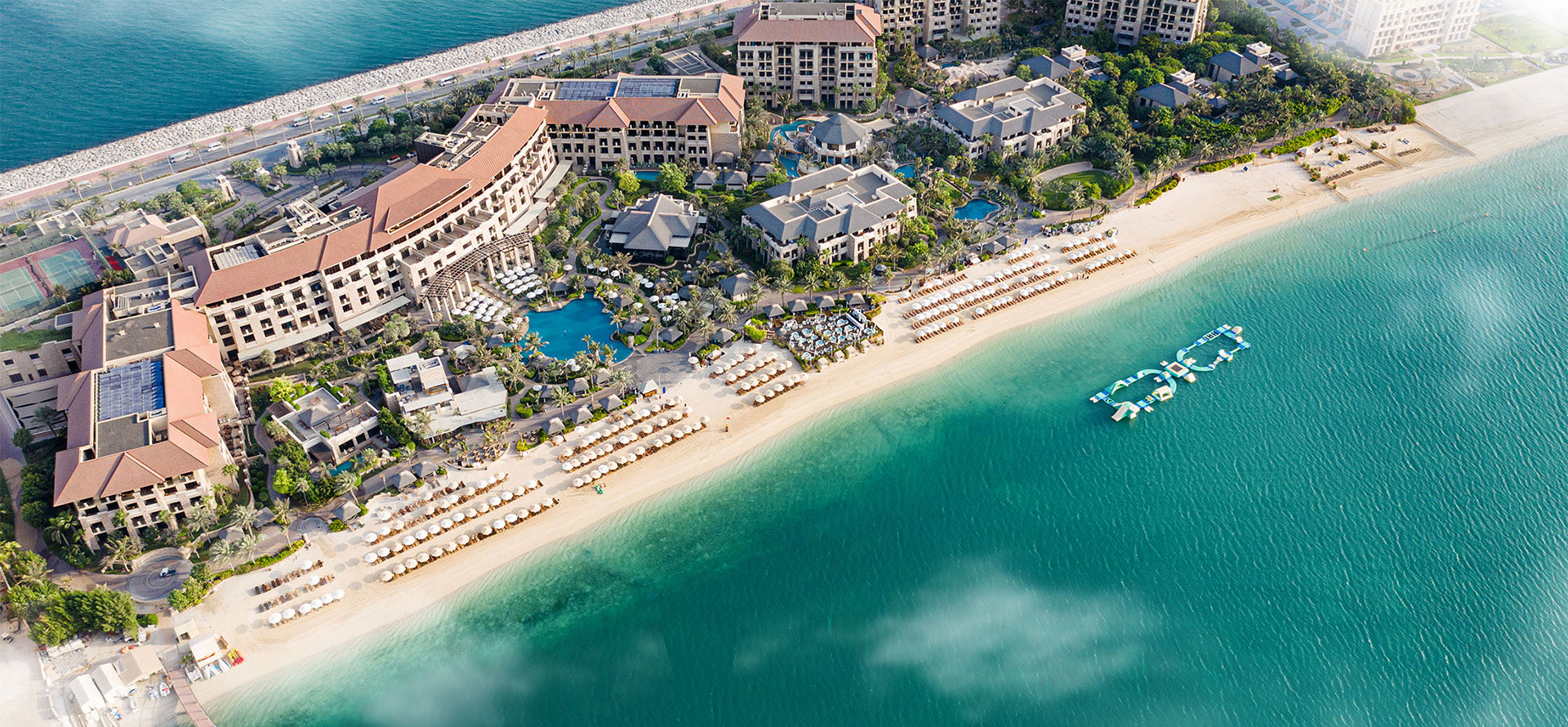 Top view of Dubai All-Inclusive Resorts.