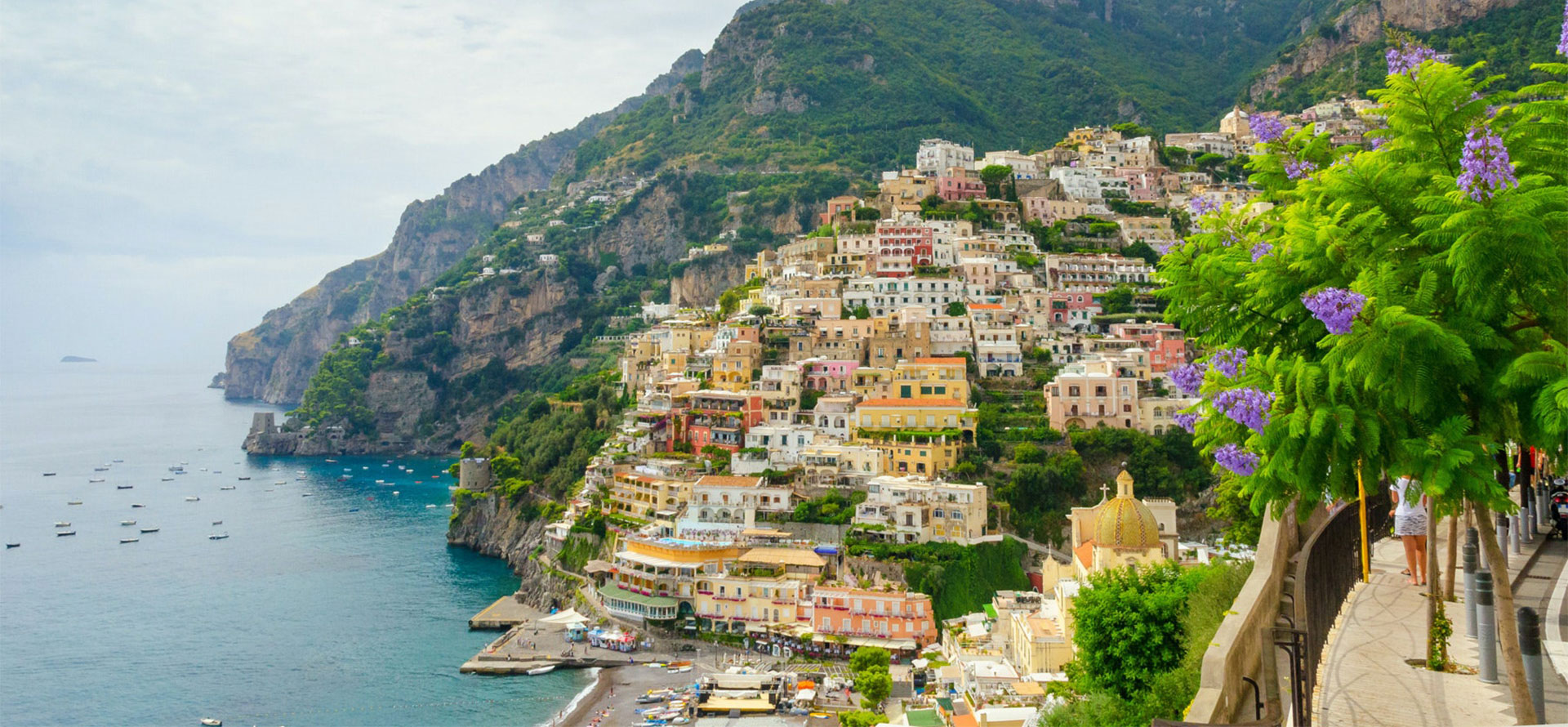 Amalfi Coast bay.