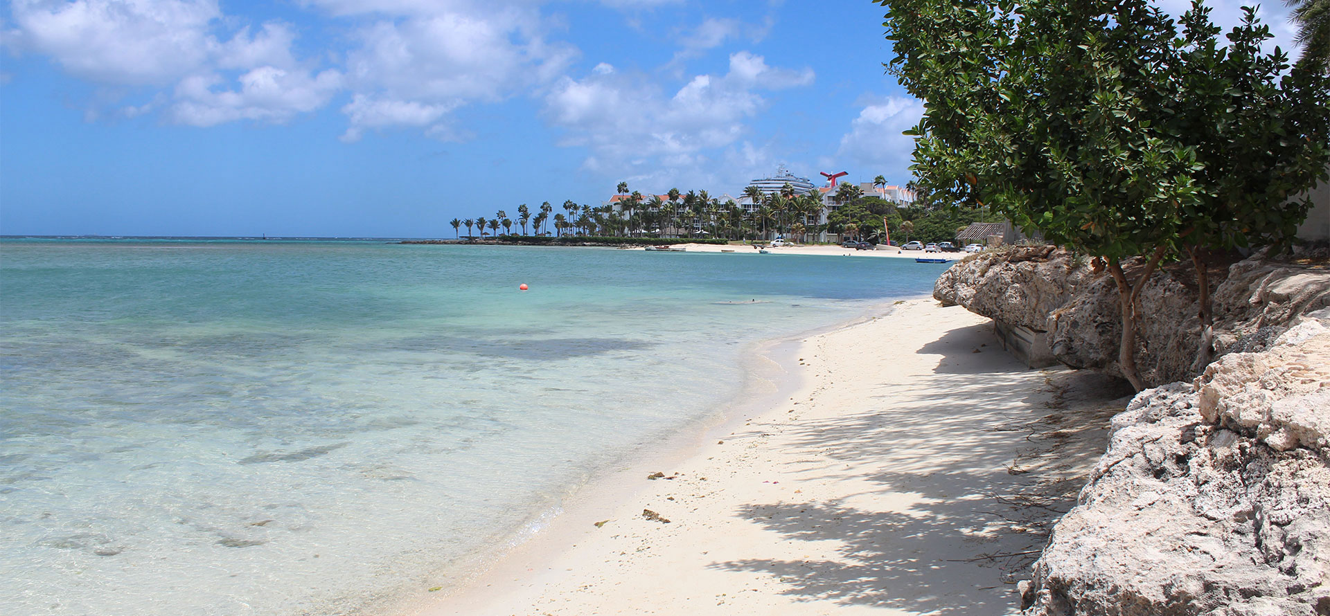 Beach in Aruba.