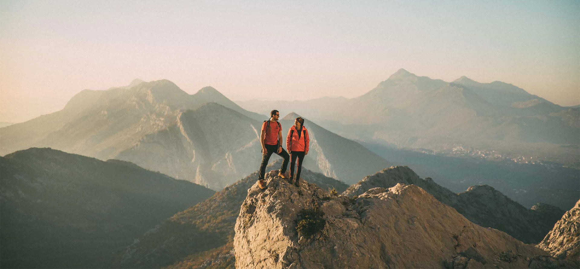 Hiking in Croatia.