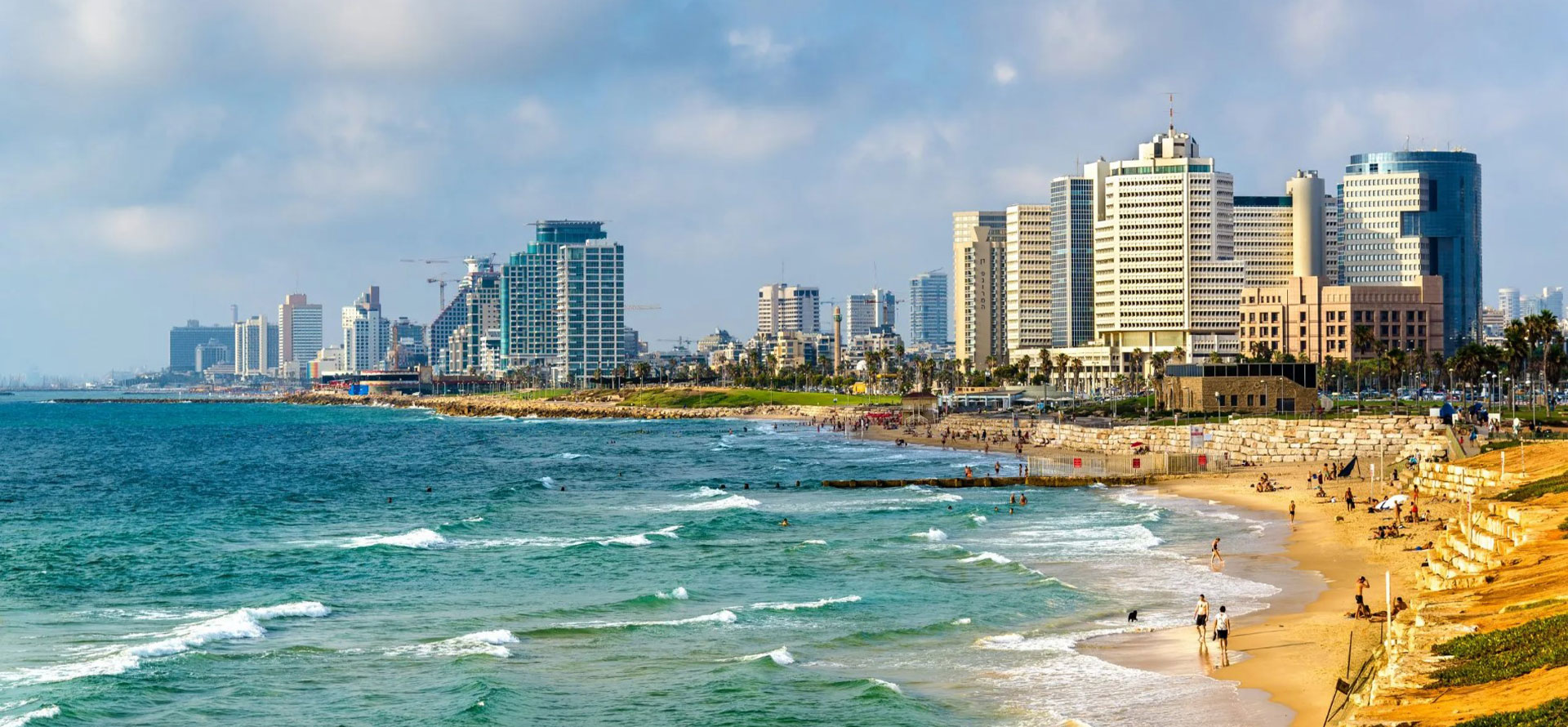 Coast in Israel.