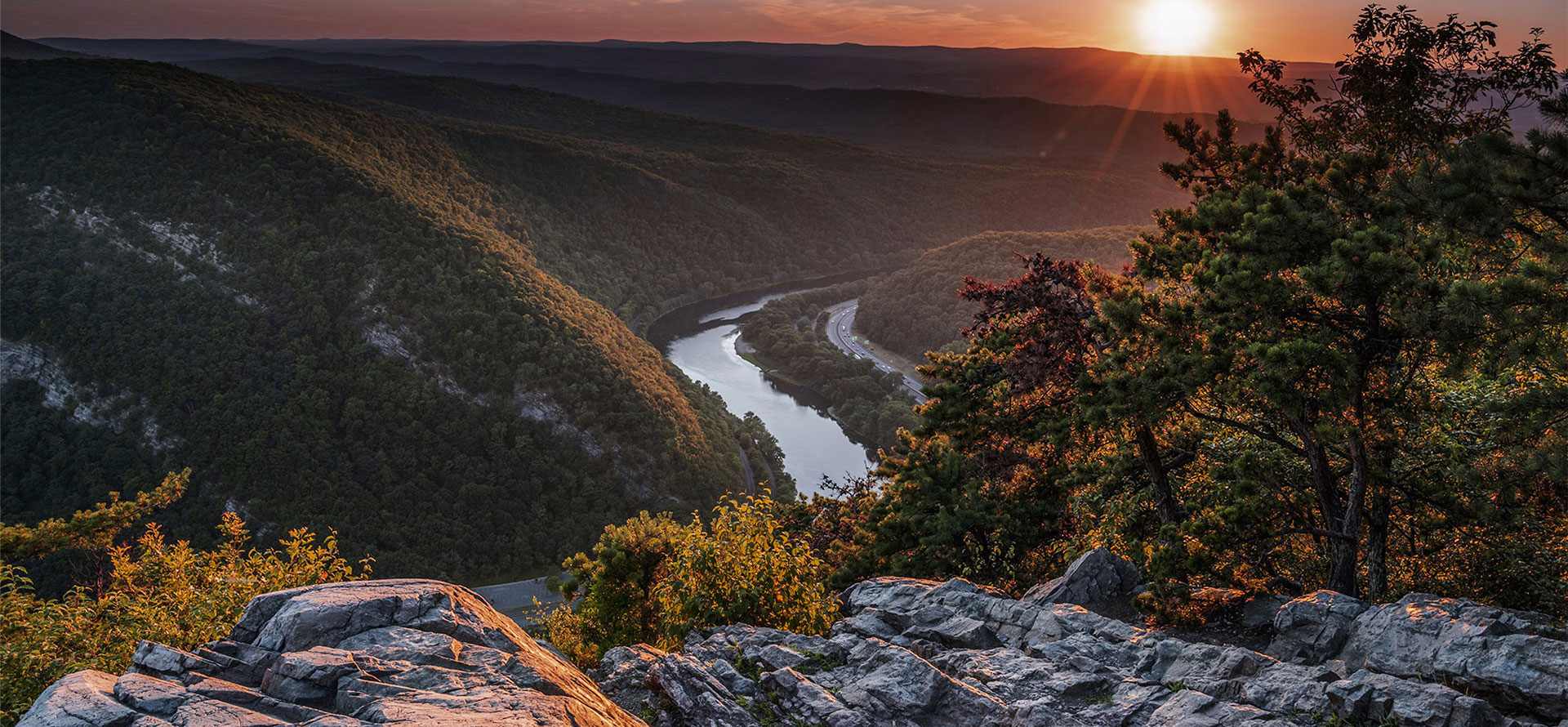 Mountains in Poconos.