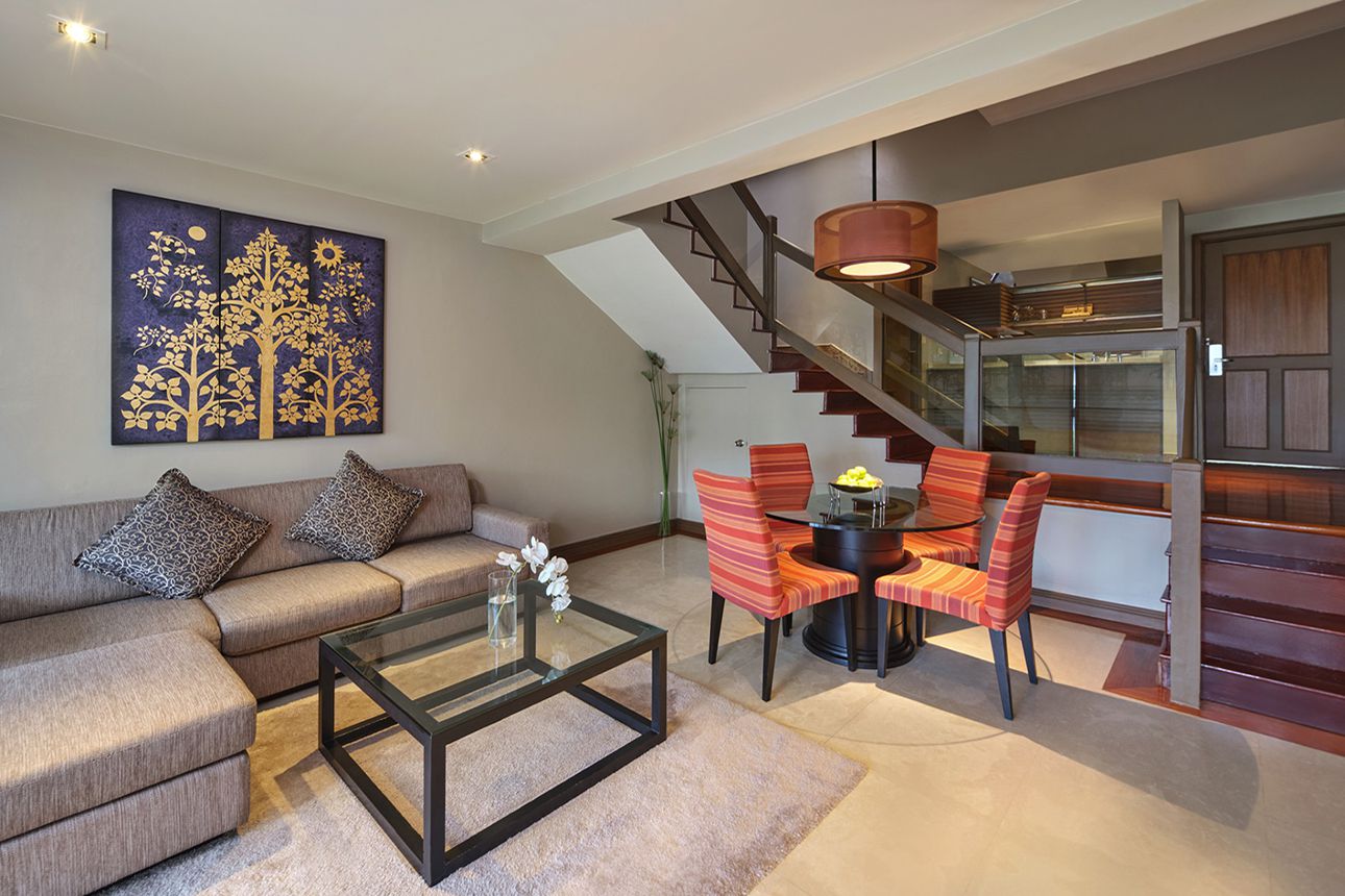  Two-Bedroom Island Duplex - living room.